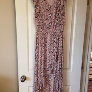 Blush and Brown Sim & Sam High Low Dress - Size M